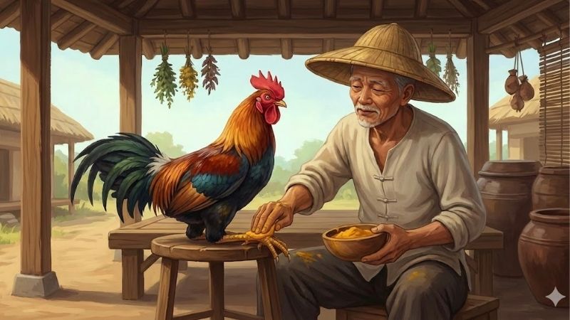 Cách om bóp nghệ cho gà chọi – Hướng dẫn chi tiết và lợi ích cho chiến kê 1 cach-om-bop-nghe-cho-ga-choi