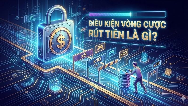 Điều kiện vòng cược rút tiền là gì? Cách rút tiền nhanh chóng 6 dieu-kien-vong-cuoc-rut-tien-la-gi